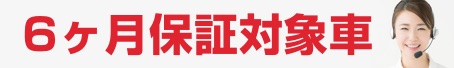 6ヶ月保証対象車
