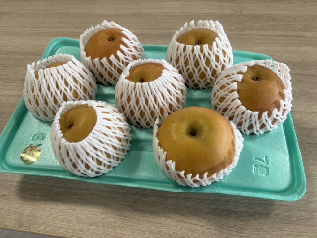 美味しい梨をいただきました！